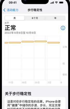 休宁iPhone手机维修如何在iPhone开启'步行稳定性通知'