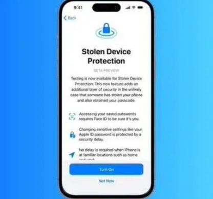 休宁苹果授权维修店分享被盗设备保护功能开启方法 