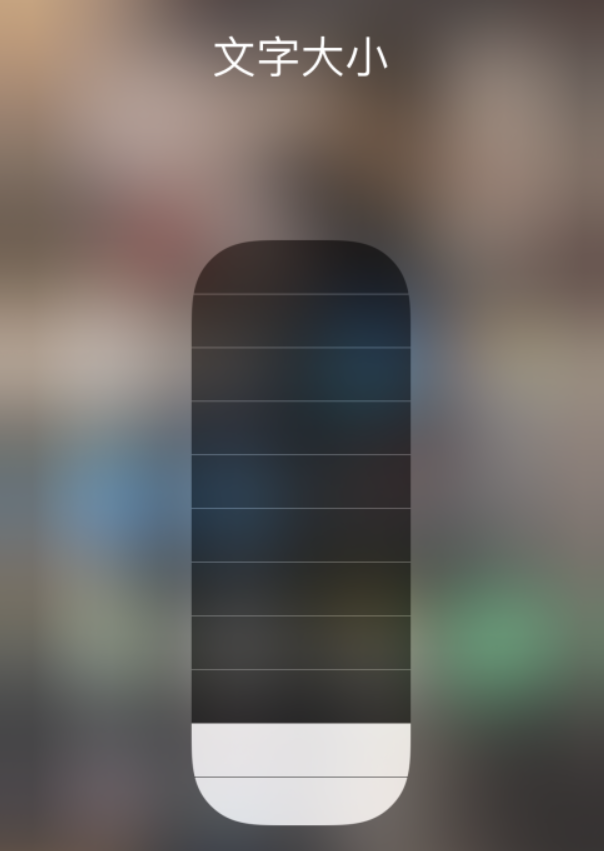休宁苹果手机维修分享小技巧：在 iPhone 控制中心快速调节字体大小 
